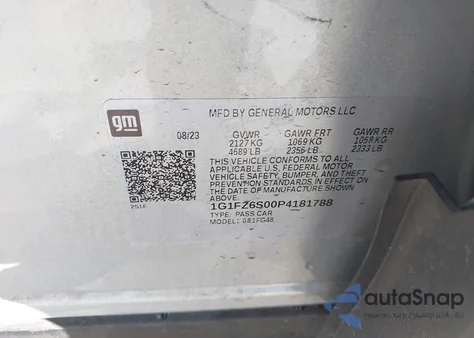 2023 Chevrolet Bolt Euv Fwd Premier from USA, damaged, VIN 1G1FZ6S00P4181788